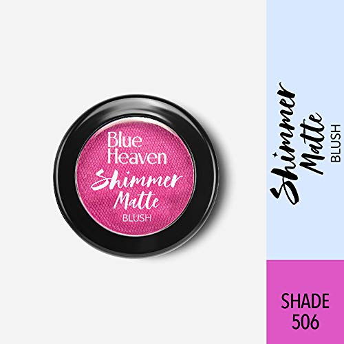 Image of Blue Heaven Shimmer Matte Blush Pink, 506, 7gm