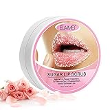 ▲Líneas de labios debilitadas: El exfoliante de labios de azúcar es suave e hidratante. Puede estirar las líneas y ocultar las líneas de los labios como la microdermoabrasión. Tus labios lucirán hidratados y brillantes.