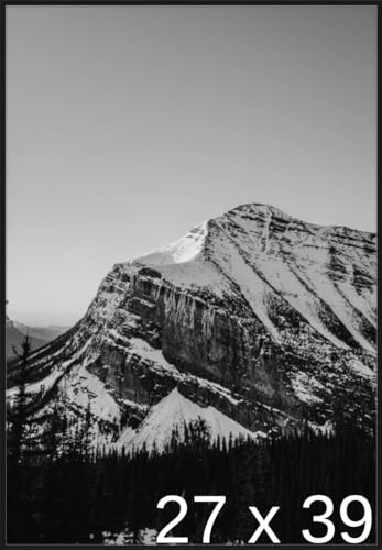 Frame It Easy 27 x 39 3/4 Satin Black Metal Frame (Ashford) 27x39.7 inches