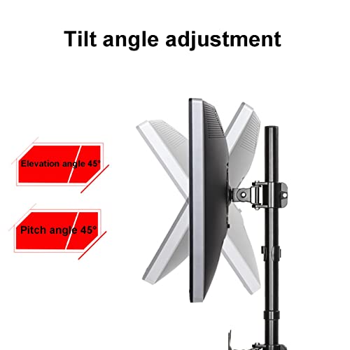 Support TV double écran pour corriger votre posture et libérer votre bureau - 5