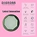 DIOROAR Crystal Hair Eraser for Women,Upgraded Painless Crystal Hair Remover Diamond,Effective Nano Glass Hair Removal Stone Exfoliation without Shaver,Natural Epilator for Silky Skin(Olive Green)