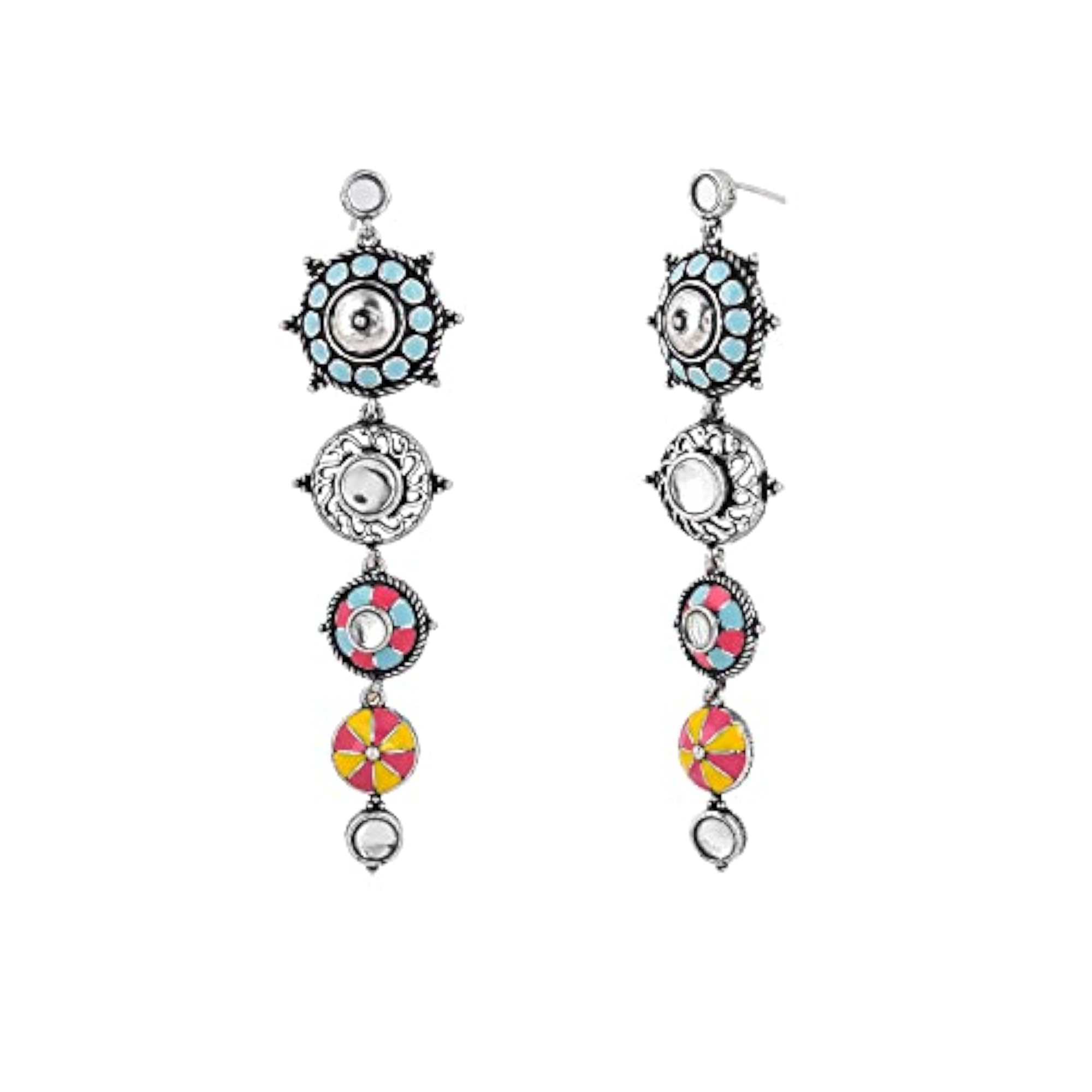 Folklore Circles Drop Earrings