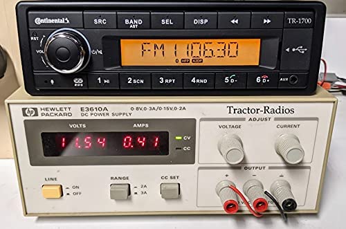 Kubota 12V Direct Connect Plug & Play Tractor Radio With Bluetooth & Orange Display #TOP5