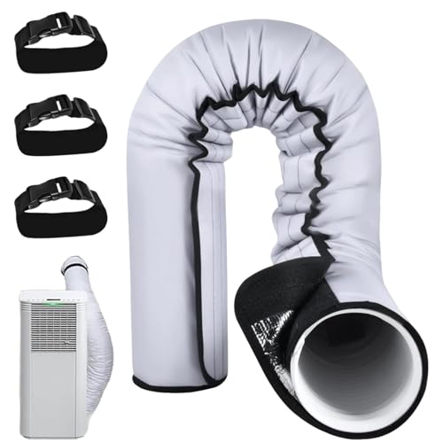 Housse pour tuyau de climatiseur portable pour garder votre salon au frais en été