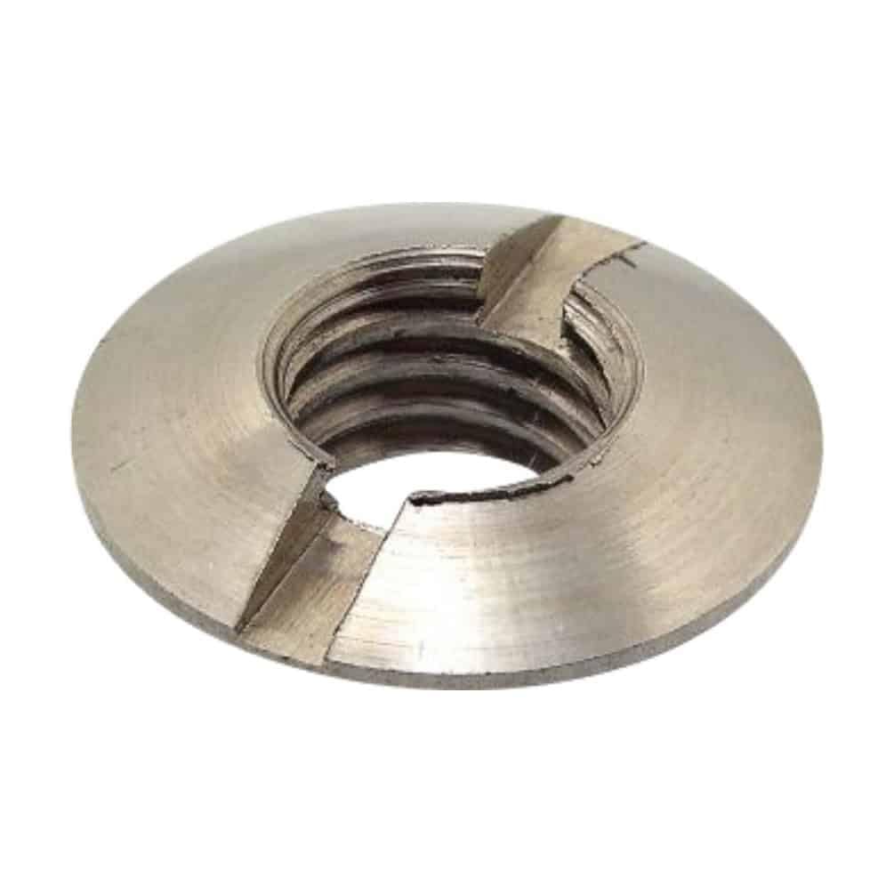 D-Work, 100 dadi da fresa bombe, M4 mm, in acciaio inox A4
