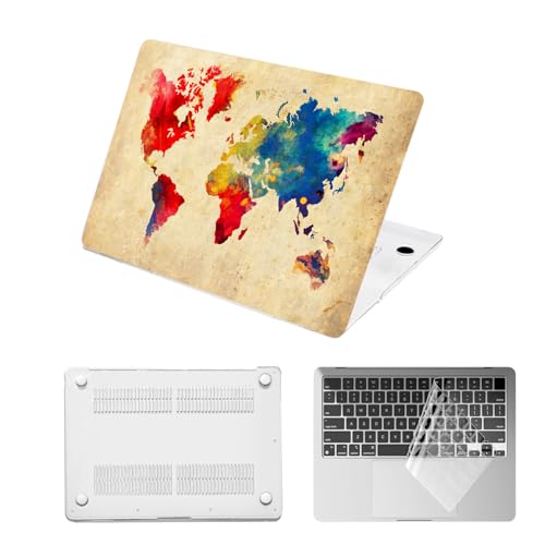 【Aspetto creativo】È possibile scegliere tra una varietà di modelli, ognuno dei quali è estremamente creativo. Il motivo è stampato sulla custodia del laptop, non è un adesivo, quindi non sbiadisce facilmente e il motivo è chiaro. Questo rende il vostro laptop unico e mette in risalto il vostro temperamento distintivo.