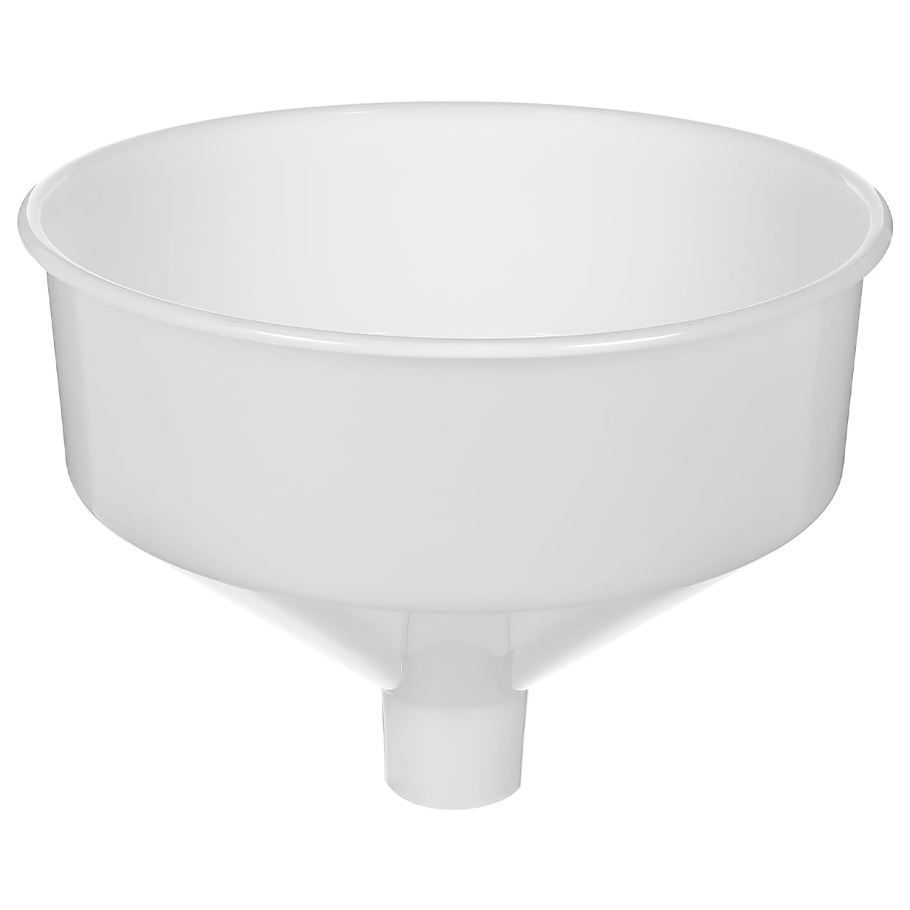 Cabilock Large Kitchen Funnel Wide Mouth Plastic Funnel for Beer Oil Beverage Filling Spill-Free Pouring Tool 10.43 Inch Food Grade Material