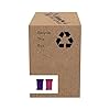 Thornton's Office Supplies Desk Pen Holder - Tiny Curbside Garbage Trash and Mini Recycle Can Set - Cool Plastic Pencil Cup Storage and Organizer - Small Toy Bin for Kids and Adults (Pink/Purple) #3