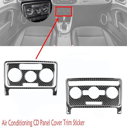 Moulures intérieures VW Beetle cache bouton climatisation rayé console CD