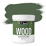 DWIL Matte Finish Furniture Paint - 16 Oz Wood Paint for Cabinets, Doors, Tables, and Dressers Refinishing - Water-Based, Non-Toxic & Odorless, Easy to Apply(Olive Green)-Without Tools
