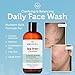 Era Organics Purifying Tea Tree Oil Face Wash - Balancing Cleanser for Oily, Blemish-Prone Skin with Salicylic Acid - Sulfate-Free, Fragrance Free, Made in USA