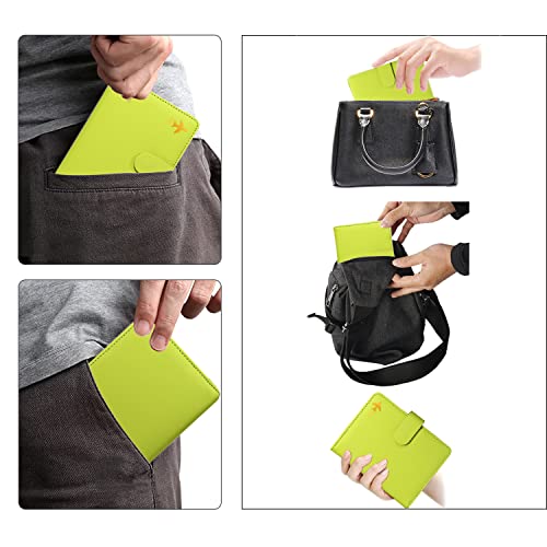 Passport Holder Passport Wallets, Upgraded Passport Holder Card Slots, Rfid Waterproof Travel Wallets For Men/Women/Family And Business (Green) #TOP4