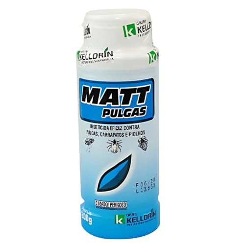 Combo Tratamento para Pulgas e Carrapatos em Gatos, Vermífugo Vermitril, Talco Matt 200g, Shampoo Ma