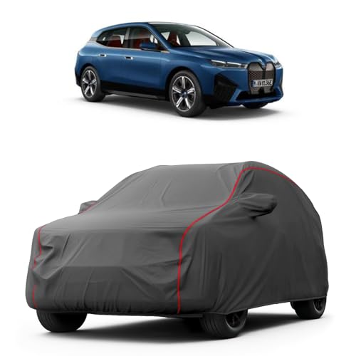 Image of Heavy-Duty Car Cover for Compatible with BMW iX (2021 to 2025 All Models) Deluxe Car Protection Cover - Waterproof & UV-Resistant All-Season Exterior Protection