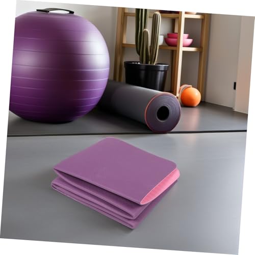Tapis d'exercice de voyage UPKOCH pliable coussin de coude - 6