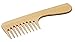 Produktbild Kamm mit Griff - hochwertiger Frisierkamm mit grober Zahnung, Lockenkamm, Strähnenkamm, Afrokamm, Holzkamm aus Buchenholz, ideal auch für unterwegs, Länge ca. 180 mm, hergestellt in Deutschland