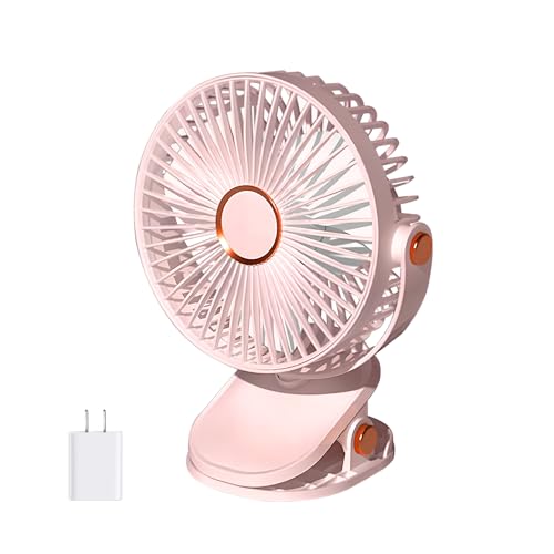 Listado de Ventilador de Oficina los más solicitados. 46 FANDBO Ventilador Portátil Recargable, 6 Velocidades de Viento y Rotación de 720°, Ventilador de Escritorio con Clip y Luz Nocturna, con USB Cargador y Cable, para Oficina,...