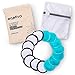 ecotiva - Reusable Makeup Remover Pads - Reusable Cotton Rounds - 14 Pack with Laundry Bag and Muslin Storage Bag - Two Tone Microfiber - Zero Waste - Esthetician Recommended
