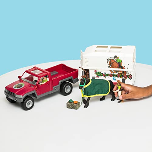 Schleich Horse Club, 15-Piece Playset, Horse Toys For Girls And Boys 5-12 Years Old Pick Up With Horse Box #TOP3