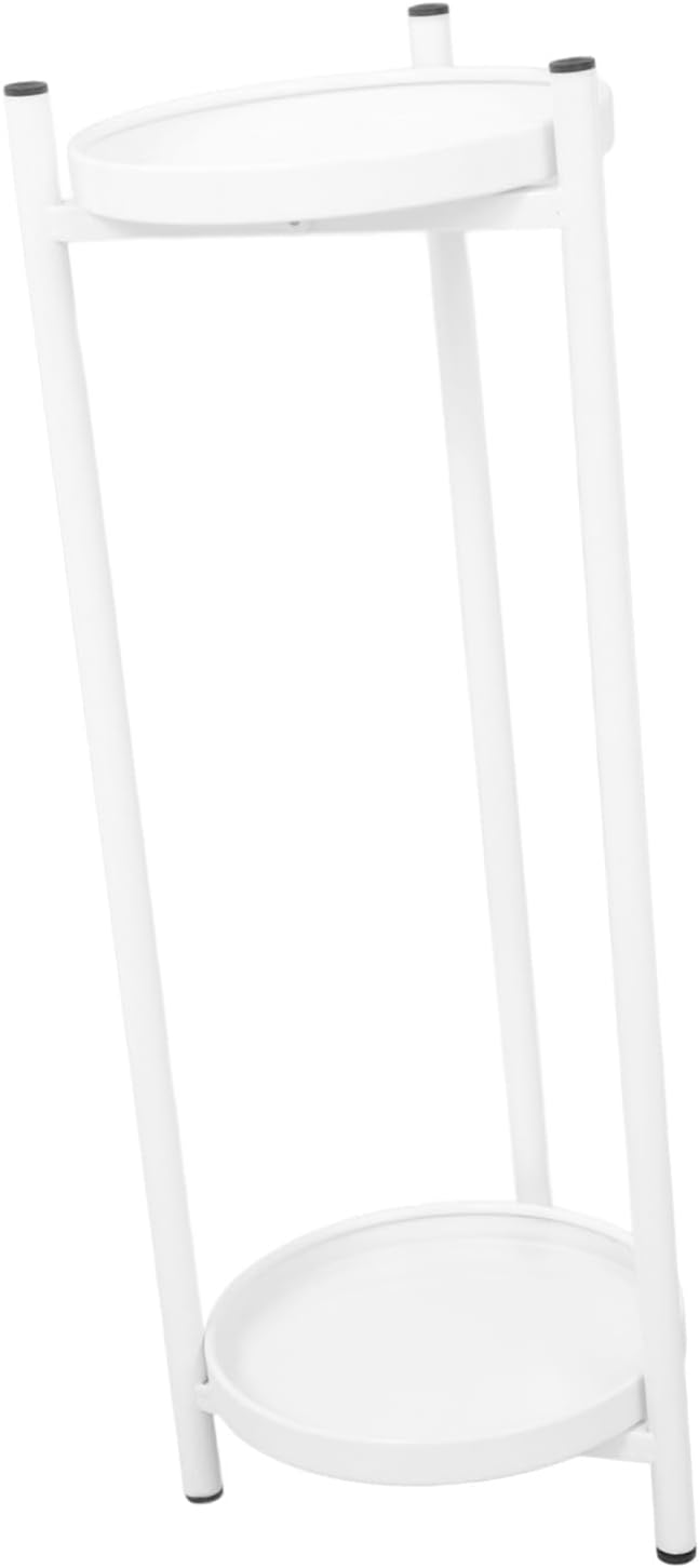 BESPORTBLE Indoor Corner Plant Stand Portable Flowerpot Holder with Design for and Patio Decor Iron Plant Stand for Stylish Greenery Display