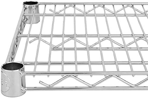 Commercial Chrome Wire Shelving 24 x 36 (2 Shelves) - NSF