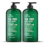 Botanic Hearth Tea Tree Body Wash - 16 fl oz - Helps Soothe Itchy, Dry Skin, Antifungal Body Wash with 100% Pure Tea Tree Oil - Sulfate Free, Paraben Free, for Men and Women Set of 2