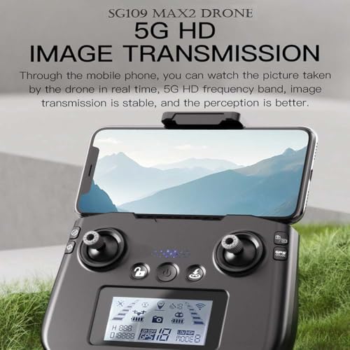 SG109 MAX2 Drohne mit Kamera 4k Erwachsene, < 249 g, Drohne Follow Me Funktion, 360° Hindernisvermeidung, Bürstenloser Professioneller GPS RC Quadrocopter Drone, 30 Mins Flugzeit, 2 Batterien – Bild 5