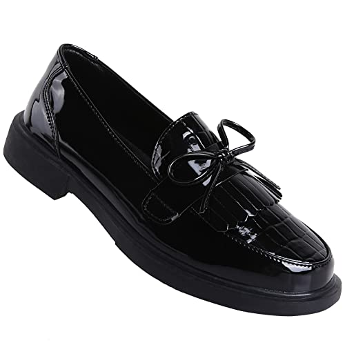 Image of VOCNTVY Loafers for Women Slip On Comfort Business Work Shoes