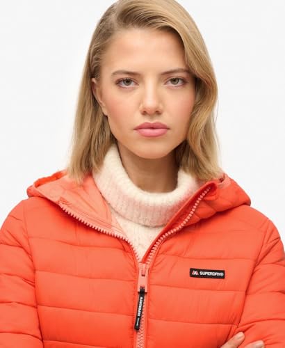 Superdry Para Mujer. W5011970A Chaqueta Acolchada Fuji Lite Coral (M), Casual, PoliéSter - 4