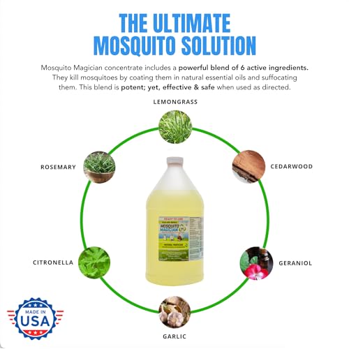 image for Mosquito Magician Ready to Use Liquid Solution – Kills Mosquitoes, F