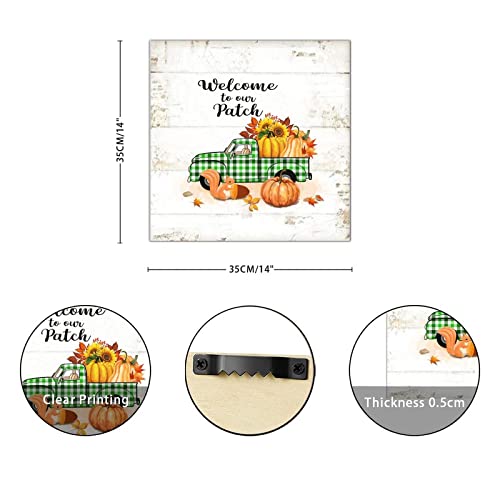 Plaque murale de qualité en bois décoration de ferme premium - 3