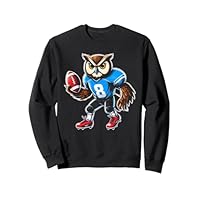 Owl American Football Boys Kids Sweatshirt