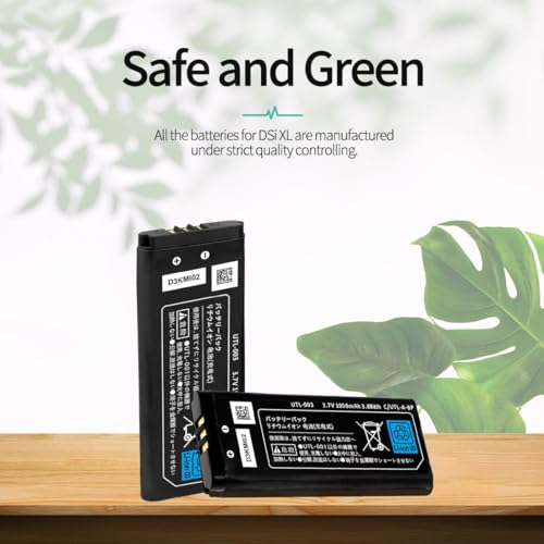 Image of UTL-003 Battery,for DSi XL Replacement Battery for Nintendo D Si XL DS X L UTL-003 DSi LL UTL-001 C UTL-A-BP(๐๐๐ฐ ๐๐ฉ๐ ๐ซ๐๐๐) Game Player Battery (Not for Nintendo D Si NDSi DS Lite)