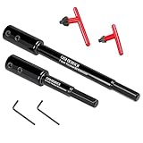 2 Stück Bohrer Verlängerung Set, 4.5Inch und 7Inch lange Forstnerbohrer-Verlängerungen, für forstnerbohrer mit 3/8-schaft, für die Bearbeitung von Holzmöbeln, Holz