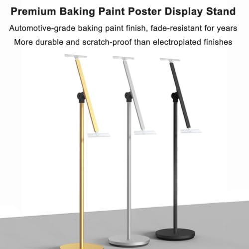 Soporte de póster con Base Pesada y Panel Inclinable 4