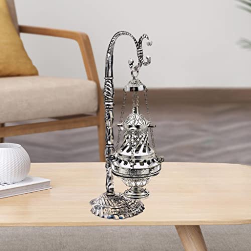 Ornamentado Igreja Católica Hanging Incensário, Carvão queimador de, Queimador Incensário Queimador