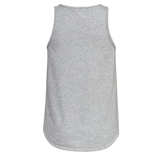 Image of adidas Girls Sleeveless Curved Hem Tank Top