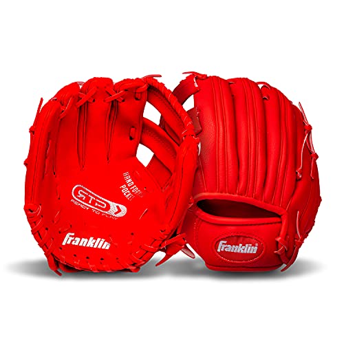 Image of Franklin Sports Kids Baseball Gloves - RTP Youth Teeball Glove + Ball Set - Boys + Girls Teeball Mitt Set - Kids + Toddlers - 9.5 inch