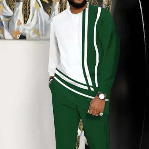 XSTH Mens Sets 2 Piece Outfits Fall Casual Long Sleeve Crew Neck T Shirts and Pants Track Suits Lounge Vacation Sweatsuit2