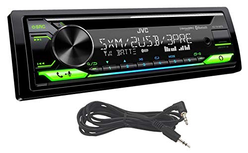 JVC KD-T915BTS Car CD Player Receiver Bluetooth/USB/Amazon Alexa+SiriusXM+Cable