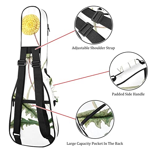 Sac robuste pour ukulélé de concert et housse de rangement soprano