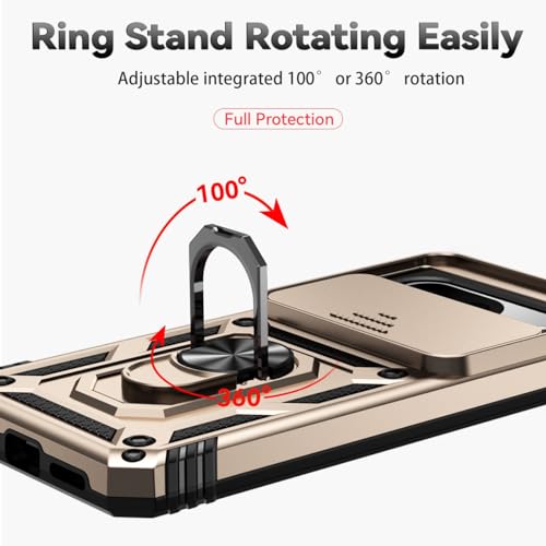 Coque pour Pixel 8 antichoc avec protection écran verre et béquille de support