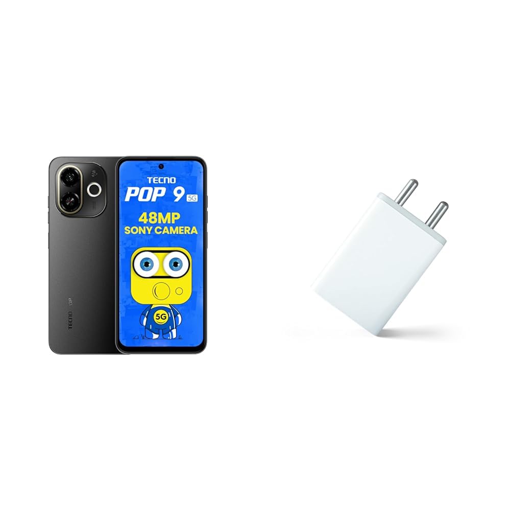Tecno POP 9 5G Midnight Shadow 4GB+128GB POP Series 18W Power