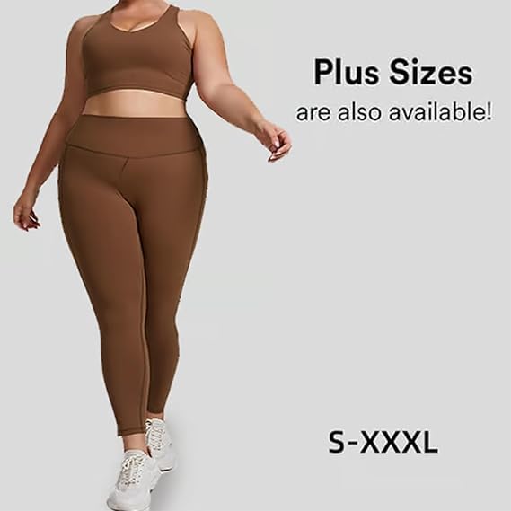 Terminatek High Waisted Tummy Control Shaping Training Leggings with Pockets,Stretch Butt Lifting Yoga Pants2