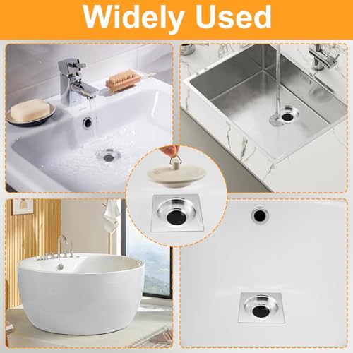 Tapón de goma para desagüe universal beige miniatura 6
