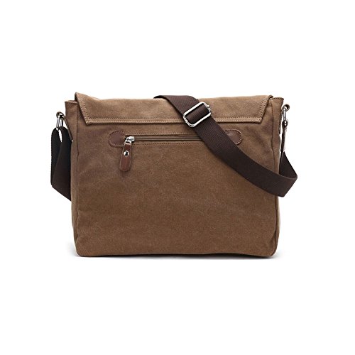 Egoelife Bolsa mensageiro unissex de lona para viagens, acampamento