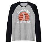 Photo Gallery all fore one one fore all - funny golfer - golfing maglia con maniche raglan Photo Gallery all fore one one fore all - funny golfer - golfing maglia con maniche raglan