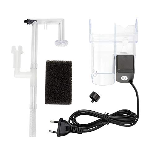 Image of Kintons Transparent Aquarium Hang on Filter with Surface Skimmer 50% Energy Saving Green Series