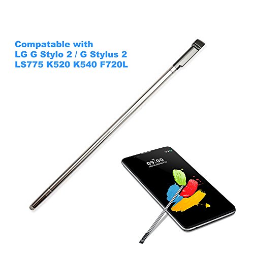 Cemobile Touch Lápiz capacitivo Stylus Pen de repuesto para LG G Stylo 2 (G Stylus 2) LS775 K520 K540 F720L (Gris)