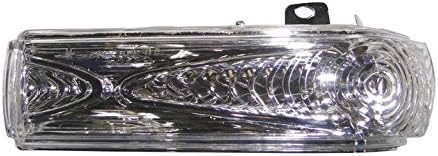 Left Driver Side Mirror VL397 Unpainted Black Manual Operated Glass Convex With Turn Signal Compatible With Fiat Doblo 2010 2011 2012 2013 2014 2015 2016 2017 2018 2019 2020